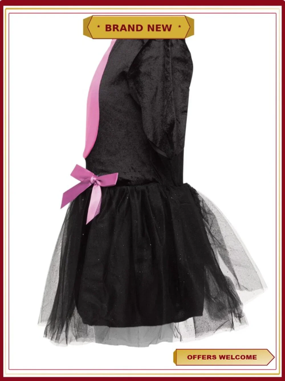 Miss Kitty Halloween Costume Girls Size M 7/8 Dress Up Party